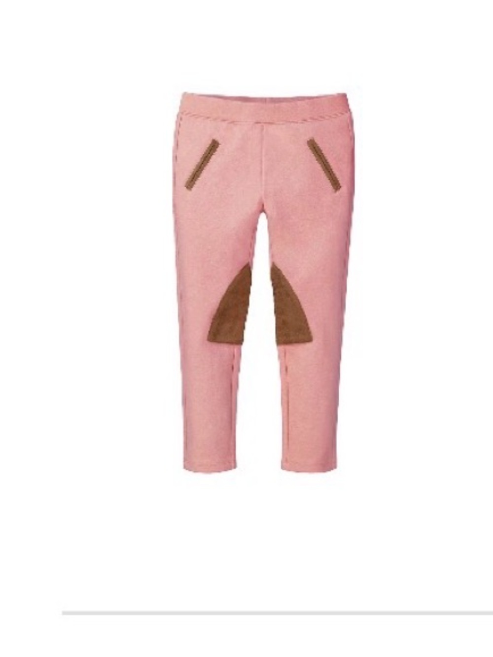 Girls' Pink Hope and Henry Knit Riding Pant Leggings